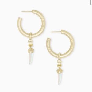 Kendra Scott Samuel Charm Hoop Earrings